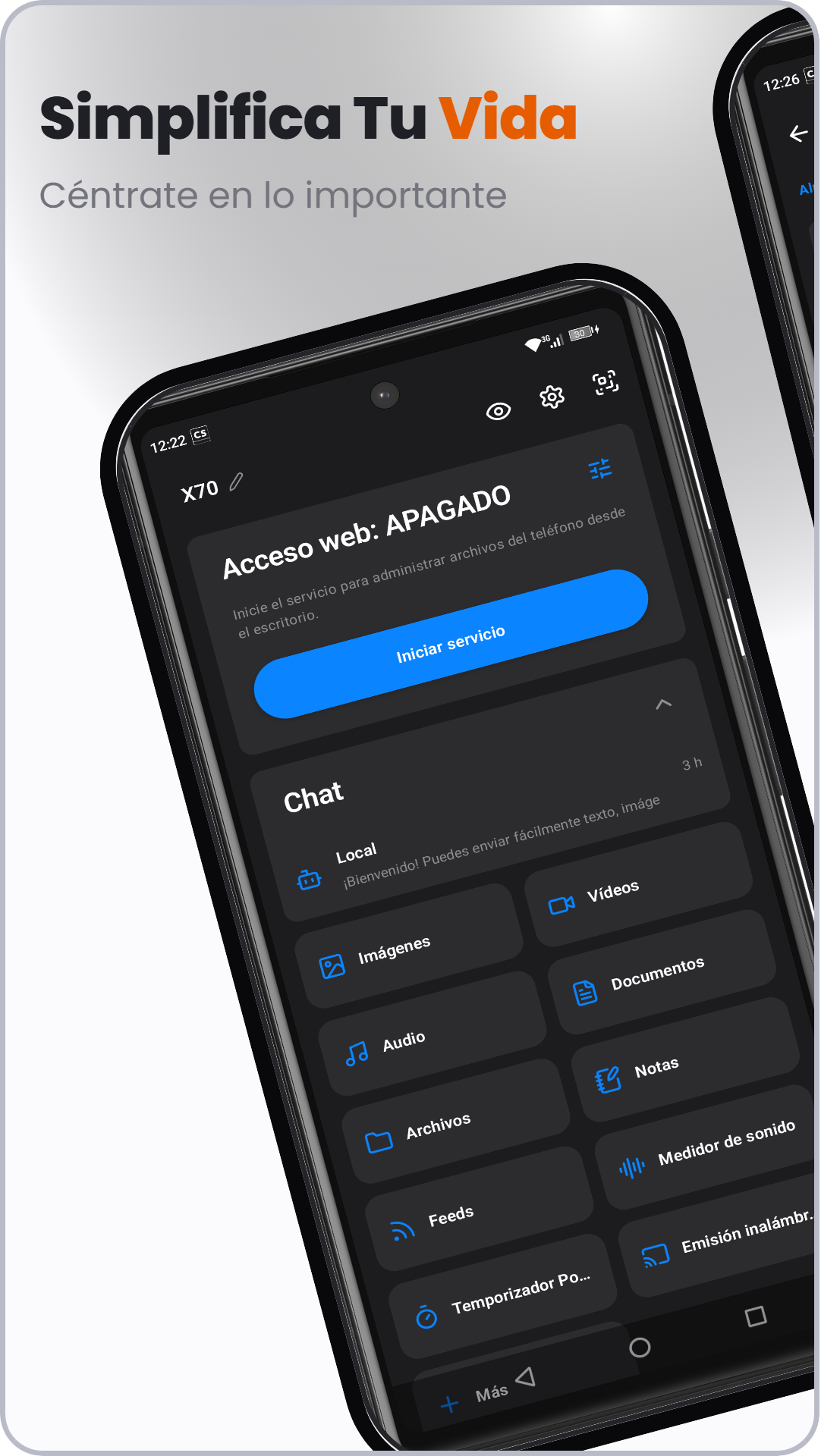 Captura de Nexus Local: Gestor Web Wi-Fi