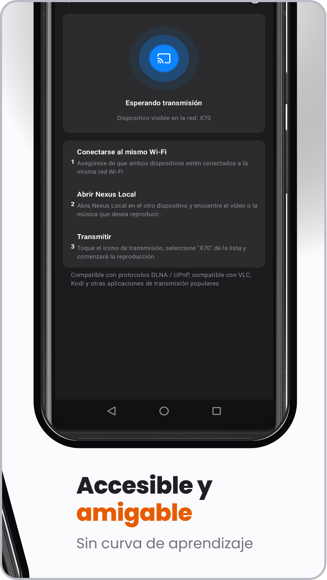 Captura de Nexus Local: Gestor Web Wi-Fi